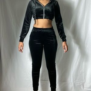 Sexy Black Jogger suit